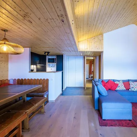 Superbe Appartement, En 2 Parties, Au Centre D'Anzere Ayent Exterior photo